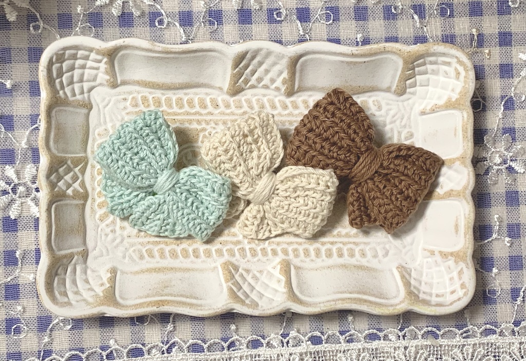 リボンヘアピン