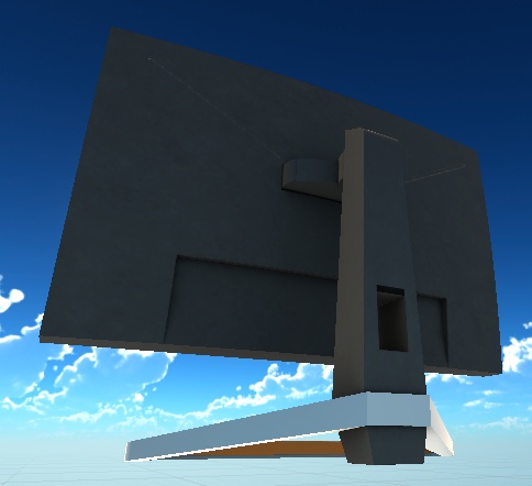 壊れたPCモニター