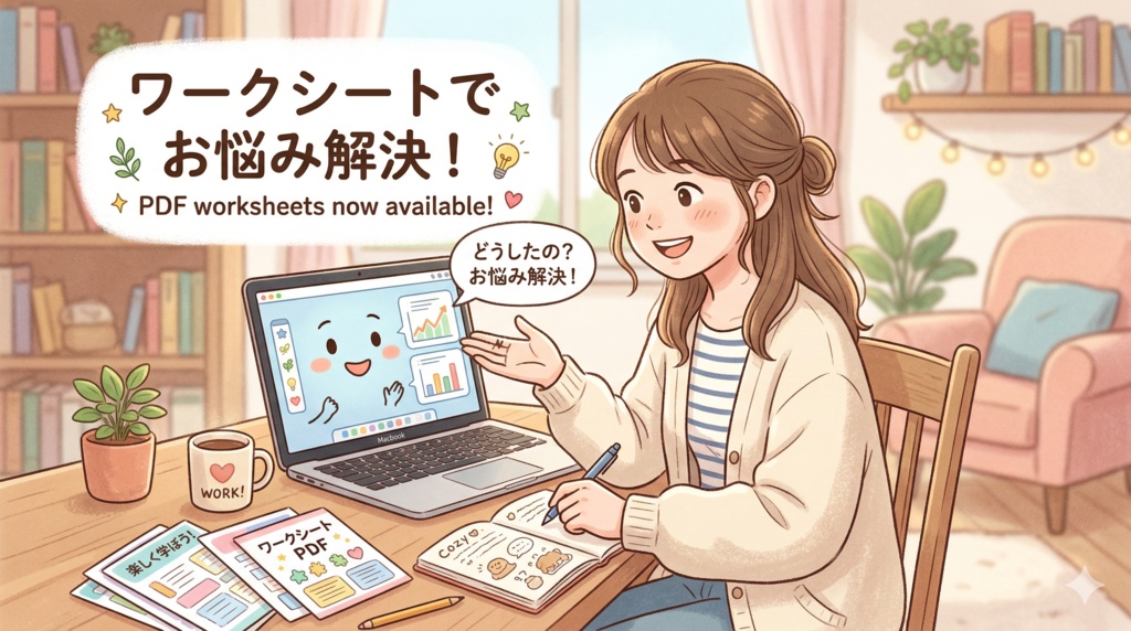 AIと一緒に「モヤモヤの正体」を言葉にするワークシート