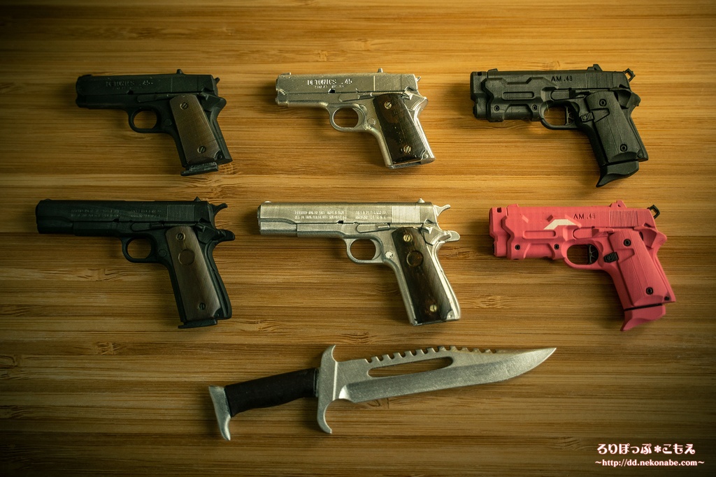 レジン製ドール用1/3 Detonics .45