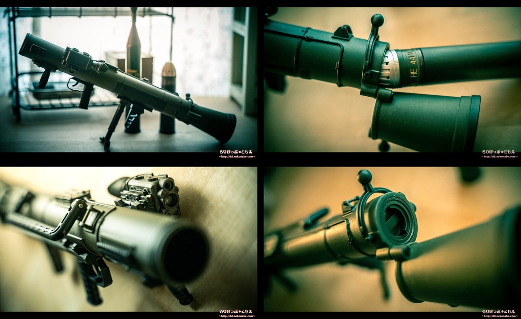 レジン製ドール用1/3 カールグスタフM4 84mm無反動砲モデル