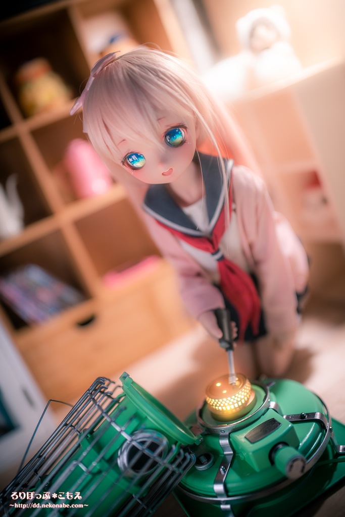[再販未定]レジン製 ドール用 1/3 石油ストーブ モデル
