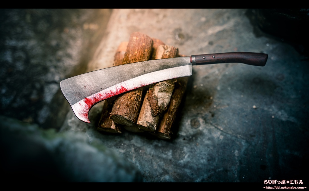 レジン製ドール用 1/3 鉈 モデル