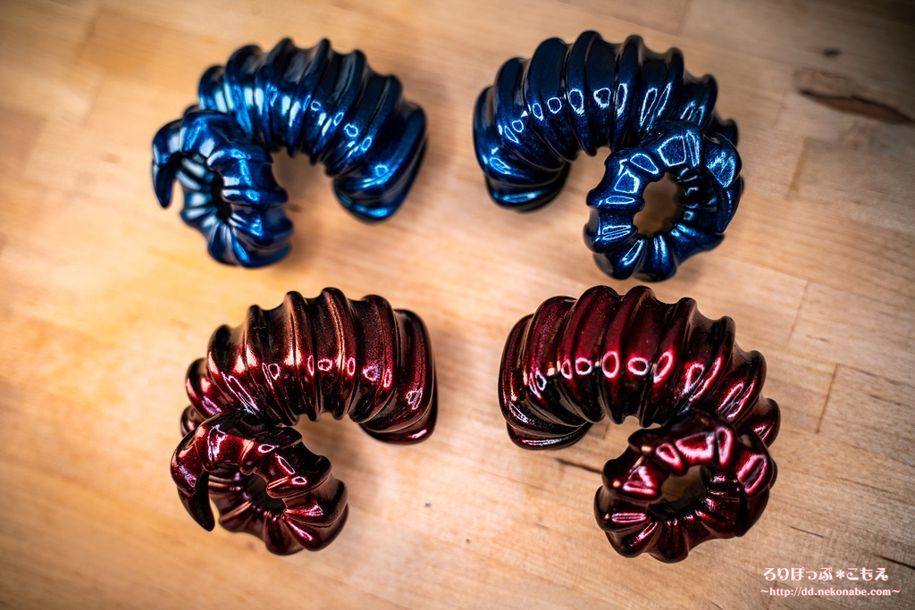 ~レジン製ドール用超軽量羊角~