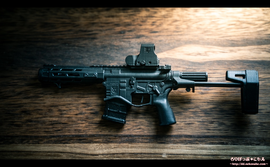 レジン製ドール用1/3 Edge AR-15 Pistol モデル