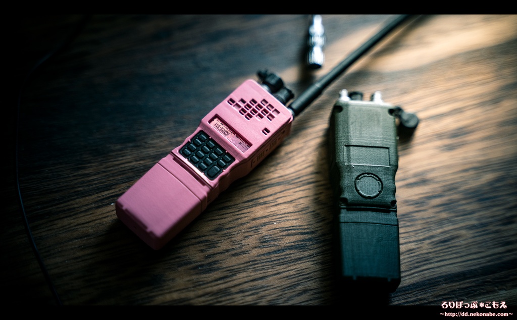 レジン製ドール用1/3 ミリタリートランシーバー モデル