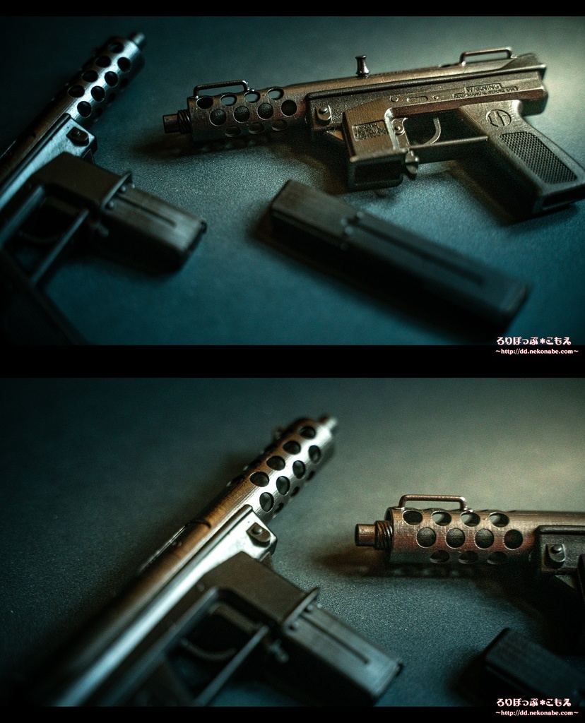 レジン製ドール用1/3 TEC-9 モデル