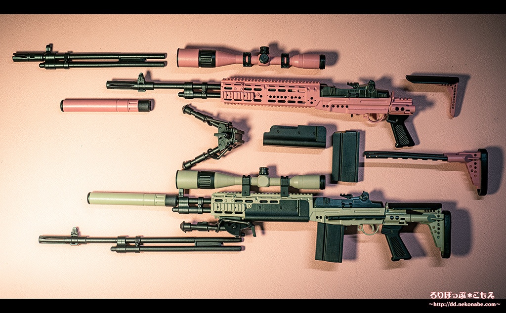 レジン製ドール用1/3 M14 EBR モデル