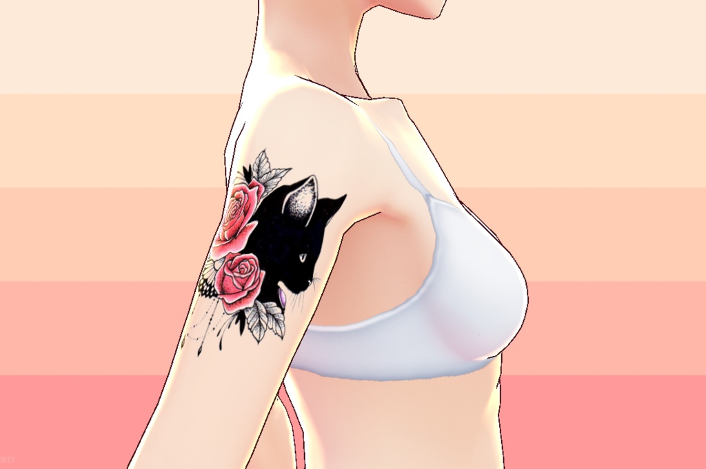 Cat Tattoo [VROID]