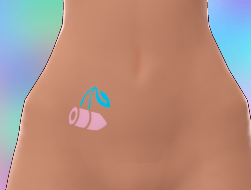 Cute Bullet Tattoos FREE [VROID]