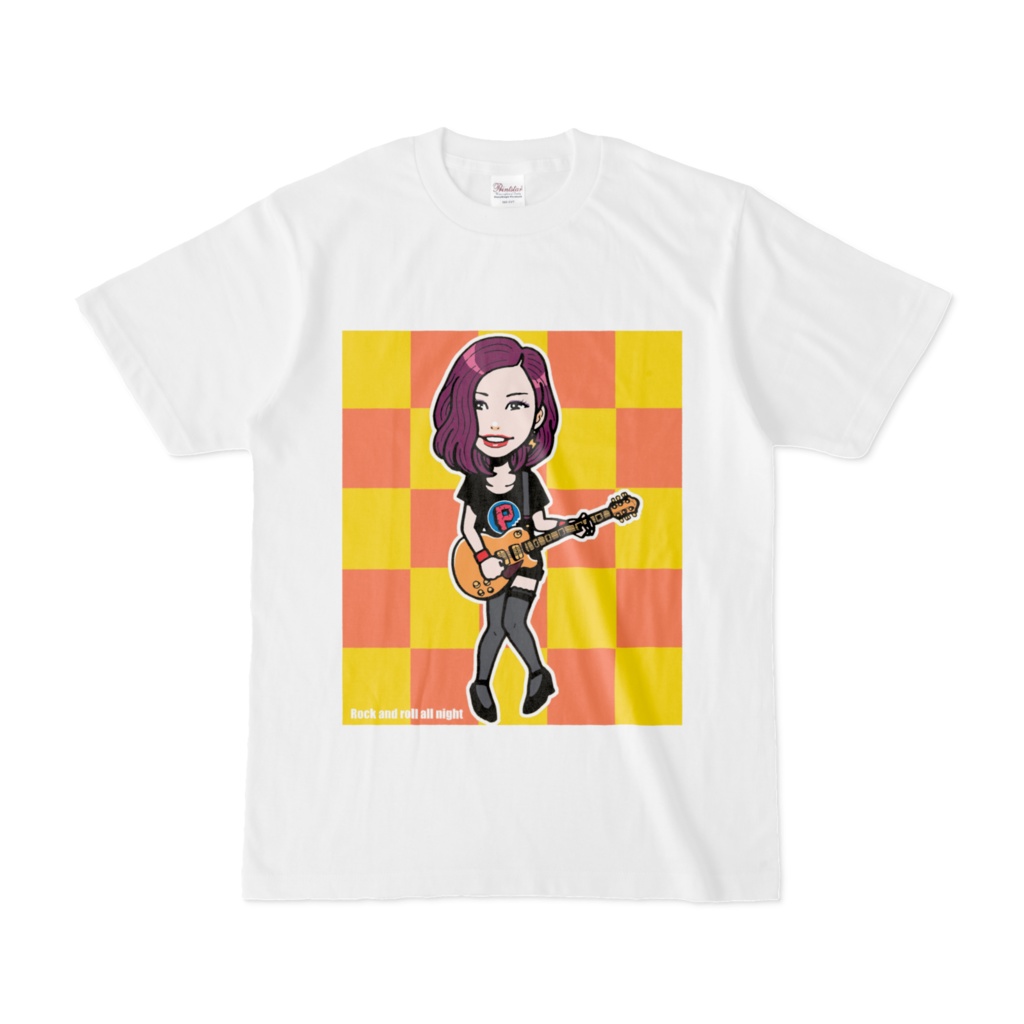 ギター少女Tシャツ