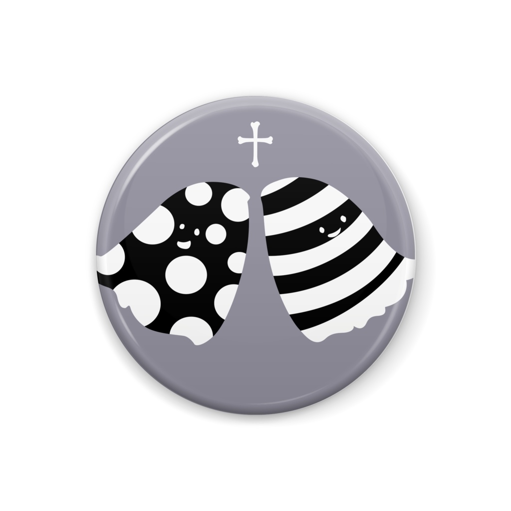 おばけリボン・黒白