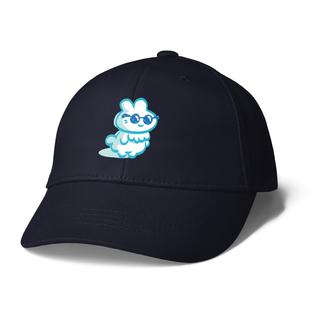 グラサンうさぎCAP(ブルー)
