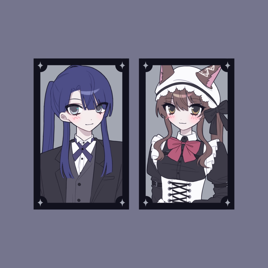 【非公式】おりひめばるつ ♡ 執事メイドカードセット