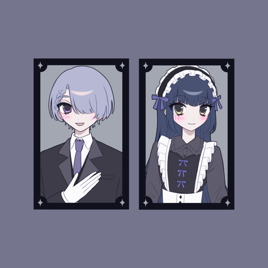 【非公式】おりひめばるつ ♡ 執事メイドカードセット