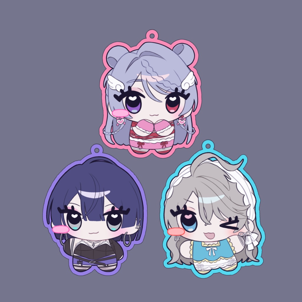 【非公式】ちぇりぶろっ！ ♡ アクリルキーホルダー