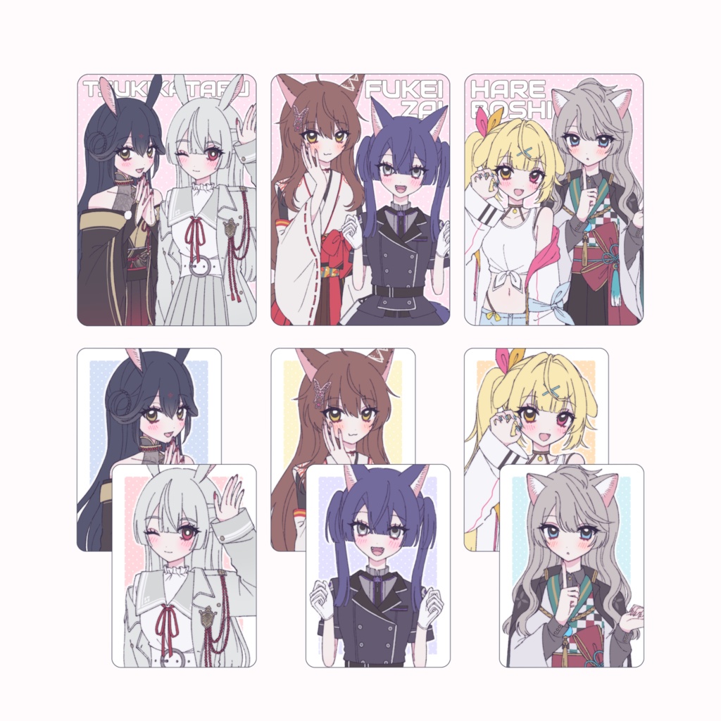 【非公式】おりひめばるつにょた ☆ カード2枚セット