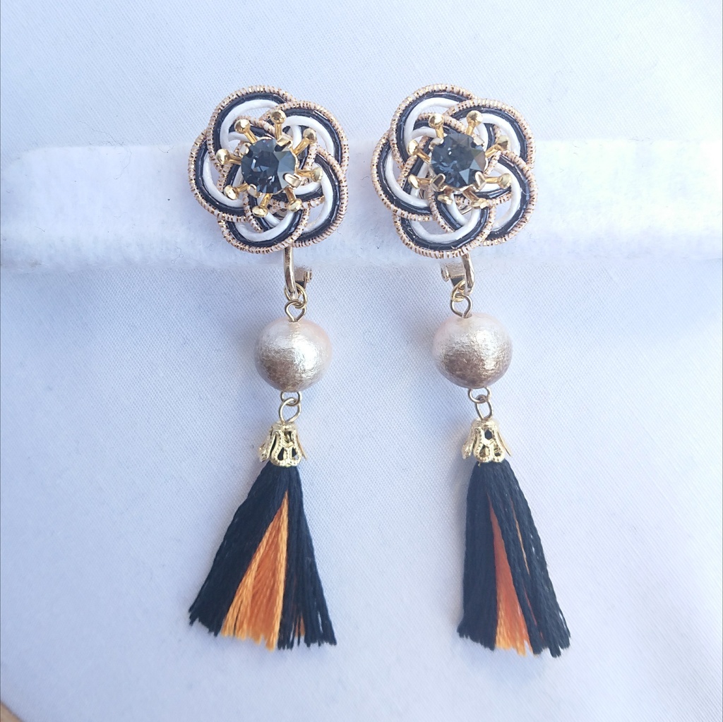 虎徹兄弟の水引イヤリング