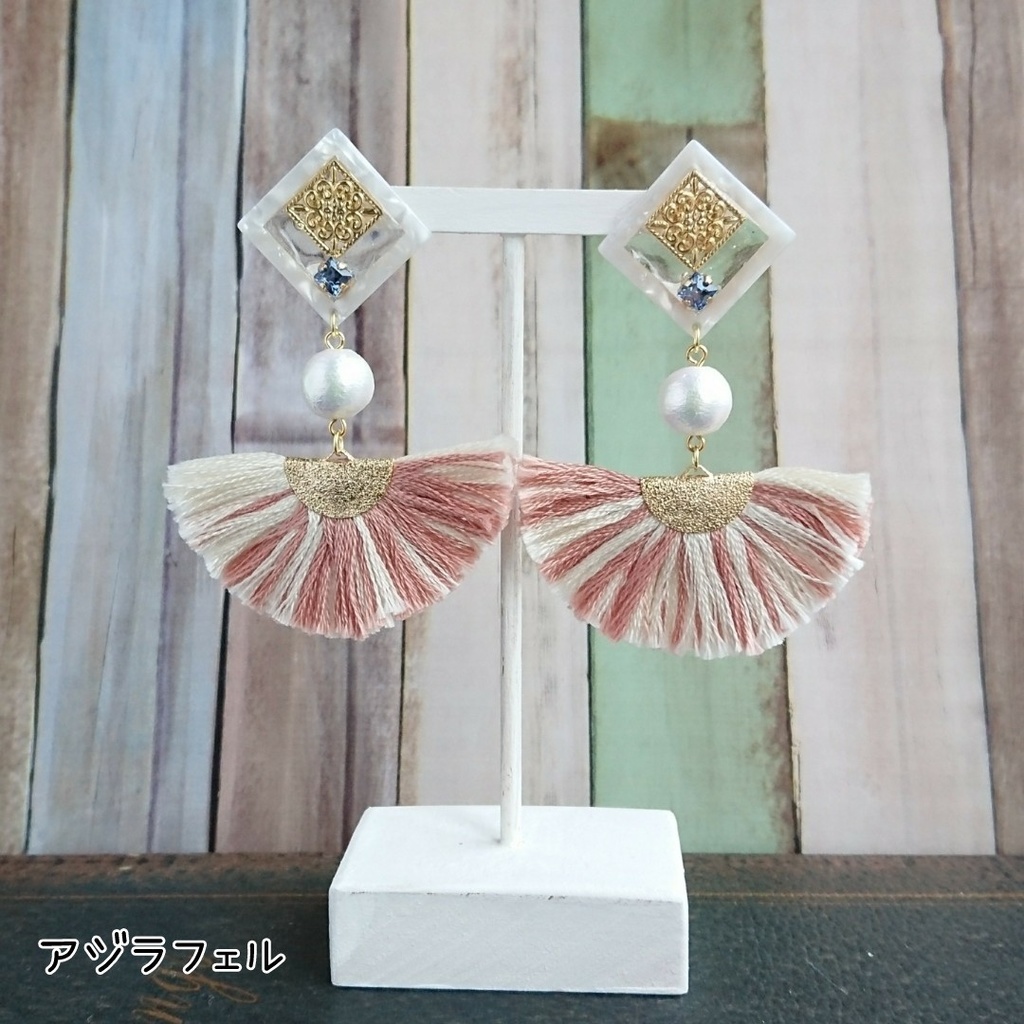 アジラフェルとクロウリーのイヤリング