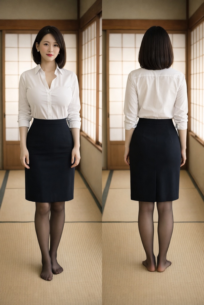 和室で過ごす、彼女との時間