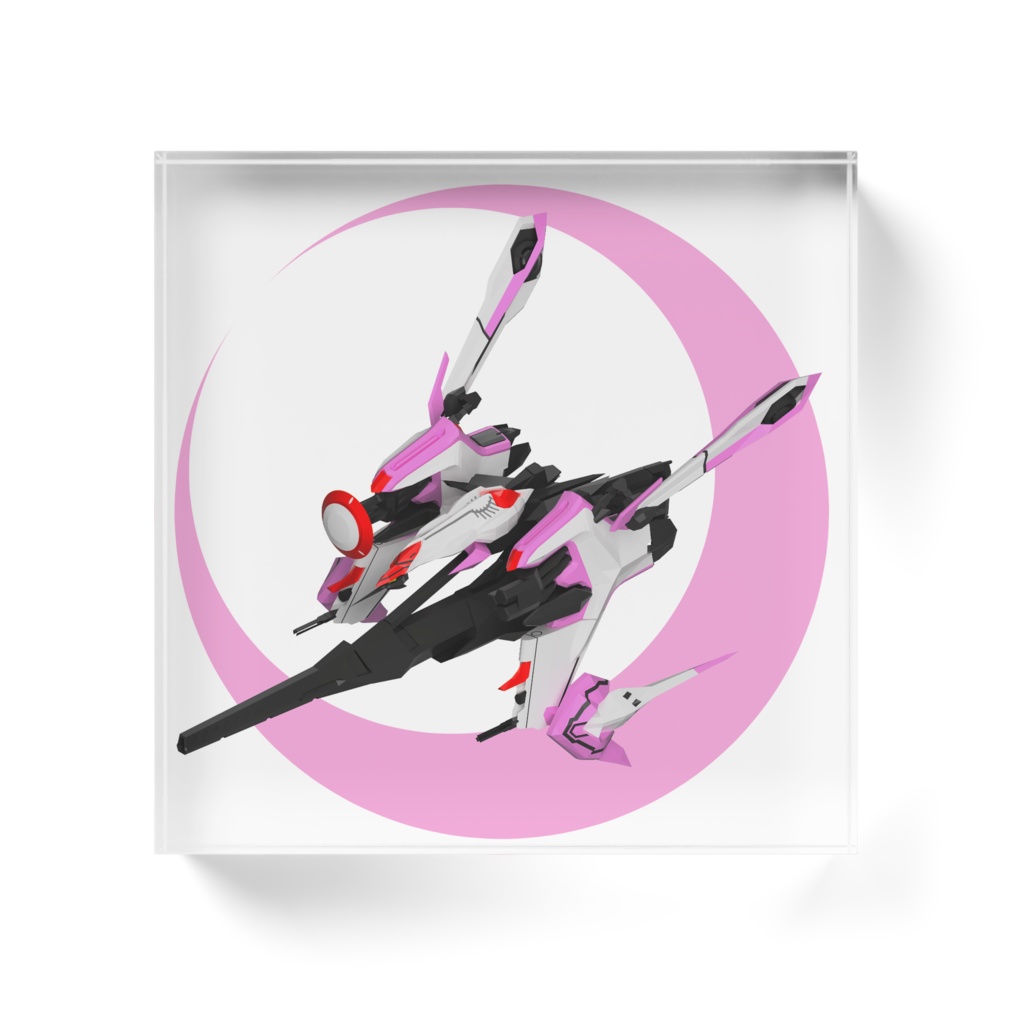 アクリルブロック 紋章機GA-001 ラッキースター