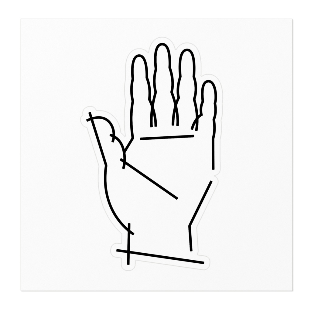 劇団あしからず。ロゴステッカー