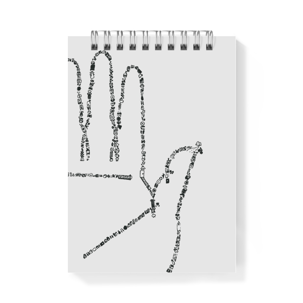 劇団あしからず。オリジナルロゴデザインメモ帳