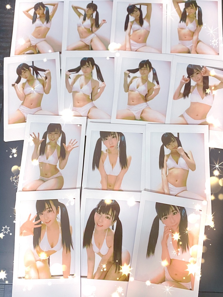 (清楚系🤍白水着)おうちグラビアチェキ