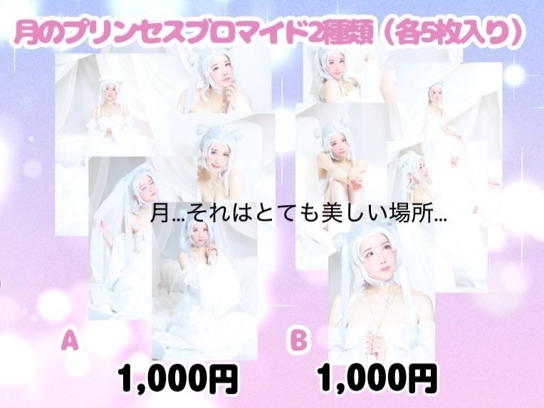 月のプリンセスブロマイド（セットＢ）