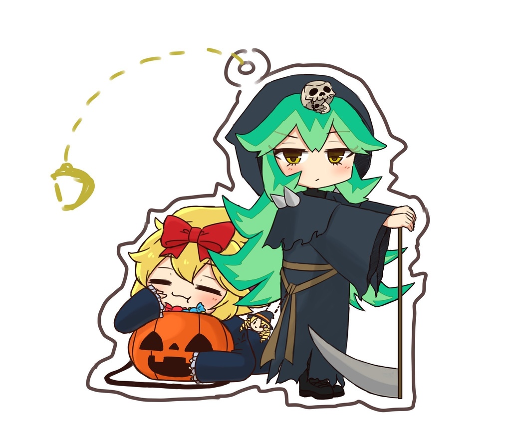 ハロウィンラム＆リリウスアクキー