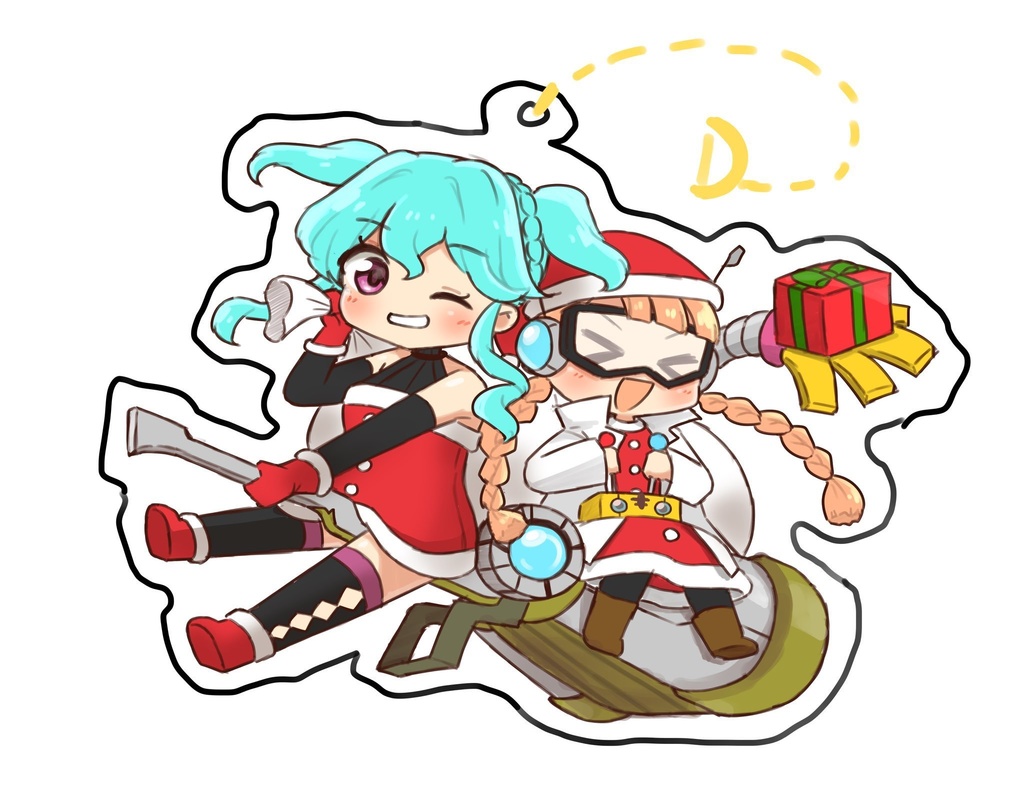 サンタフローア＆ルーシーアクキー