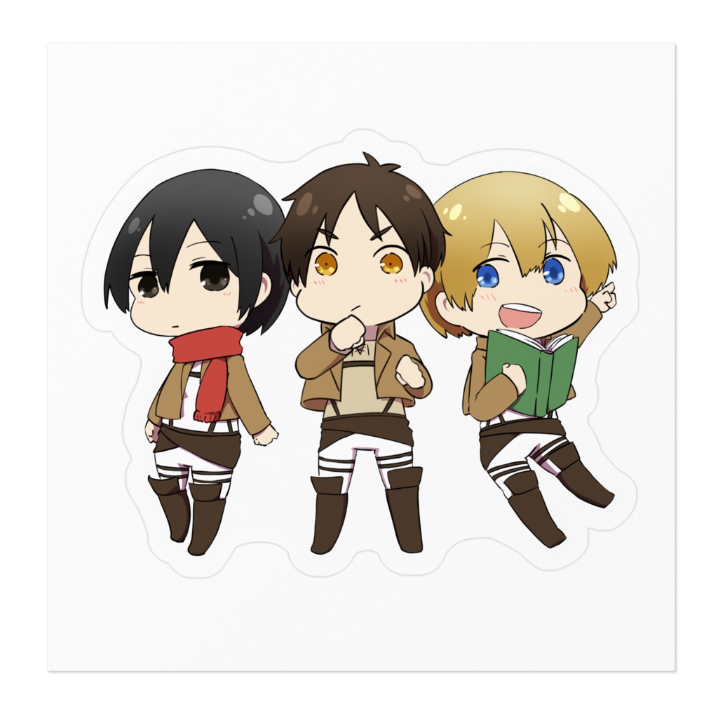 幼なじみすてっかー(エレン/ミカサ/アルミン)