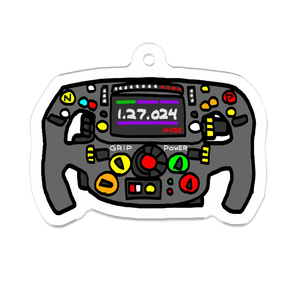 ステアリングホイール キーホルダー