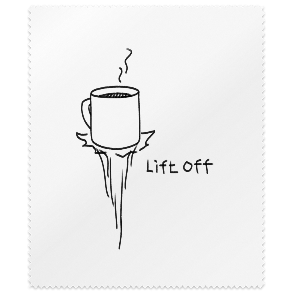 コーヒーロケット めがねふき