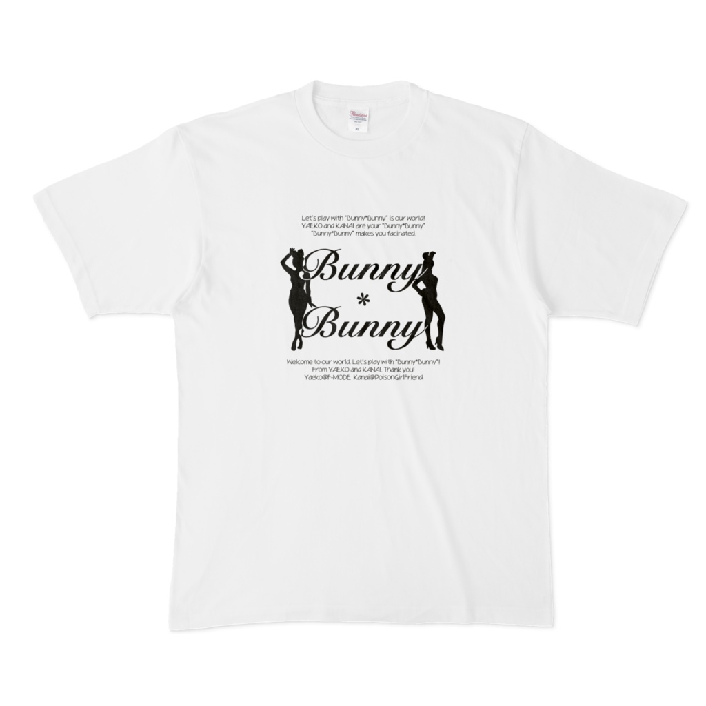 2023ver. Bunny*Bunny 白Tシャツ&フード付き白Tシャツ(T-shirt & Hooded T-shirt)