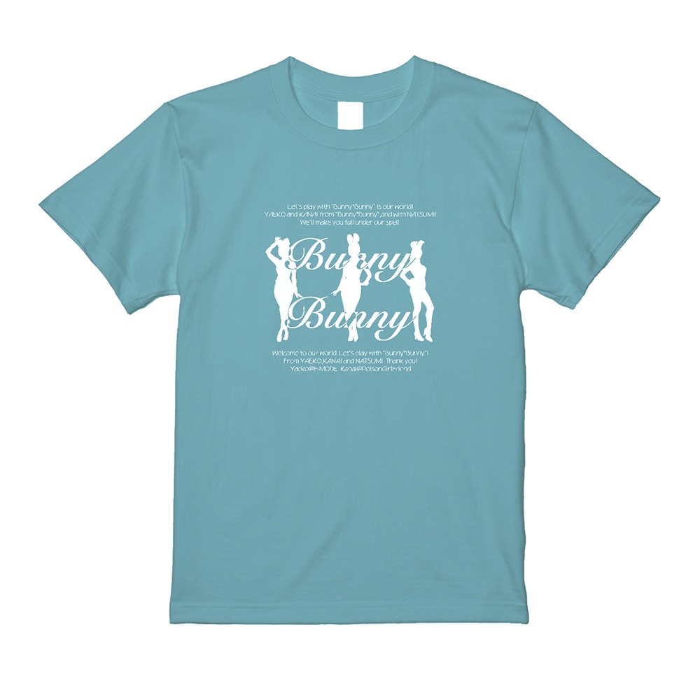 2025ver. Bunny*Bunny Tシャツ with 夏弥 ミントグリーン（T-shirt Mint-green）