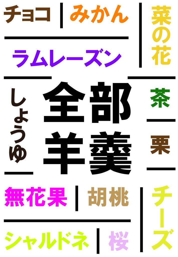 全部羊羹