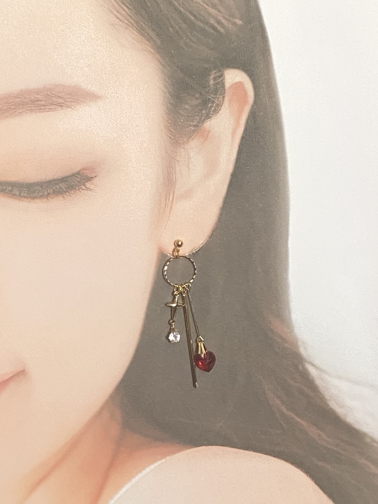 フリスクイメージピアス、イヤリング