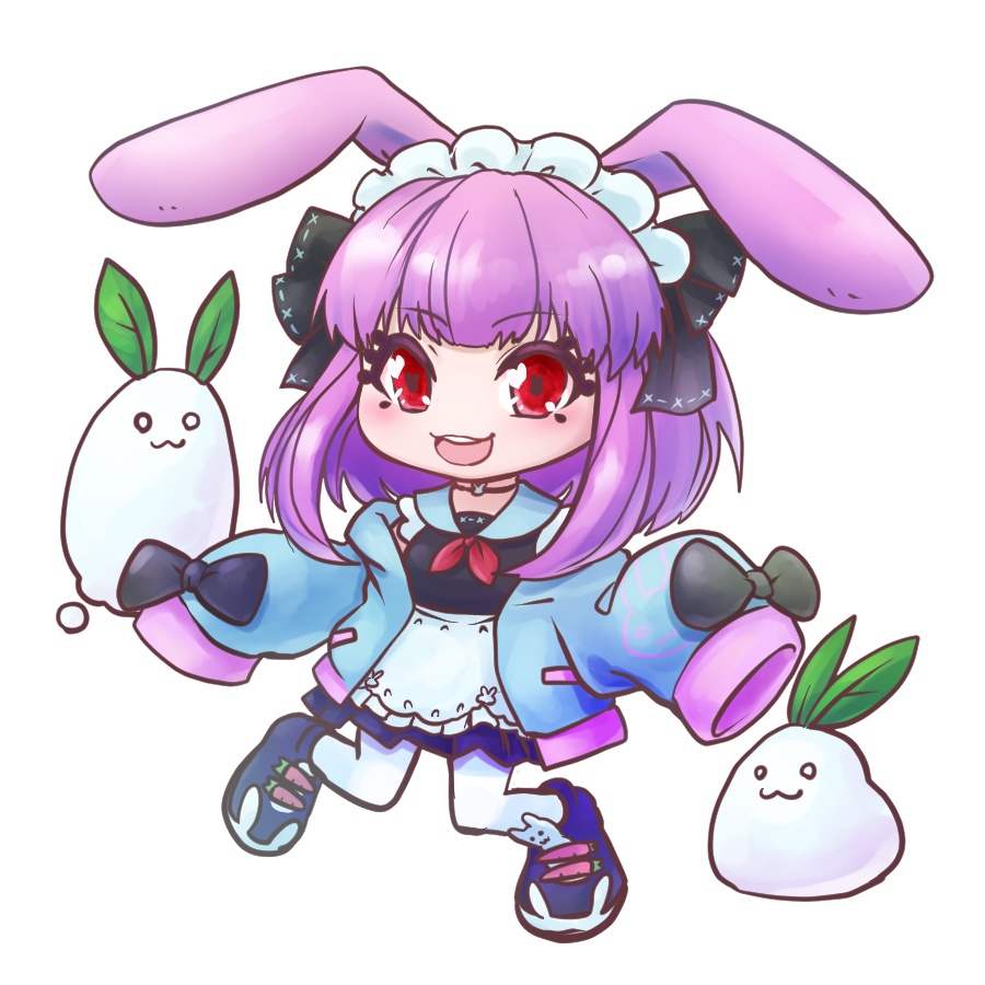 雪乃うさぎアクリルキーホルダー