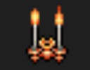 ドット絵アニメ【燭台】