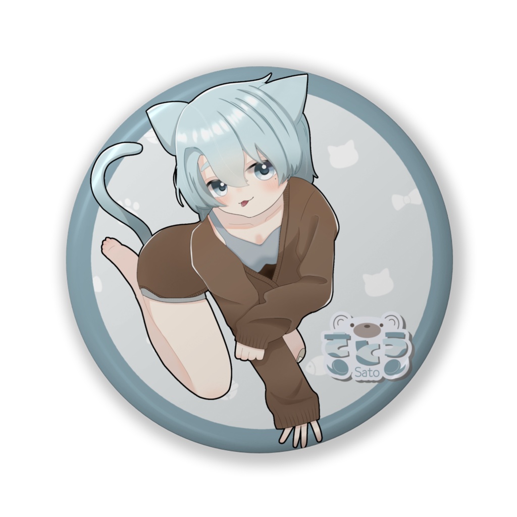2025さとねこ缶バッチ