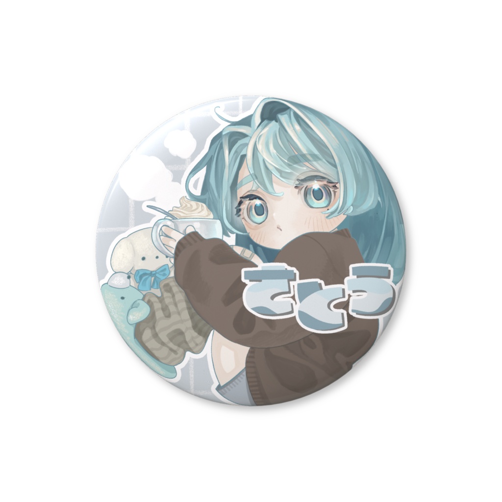 コーヒーさとう缶バッチ