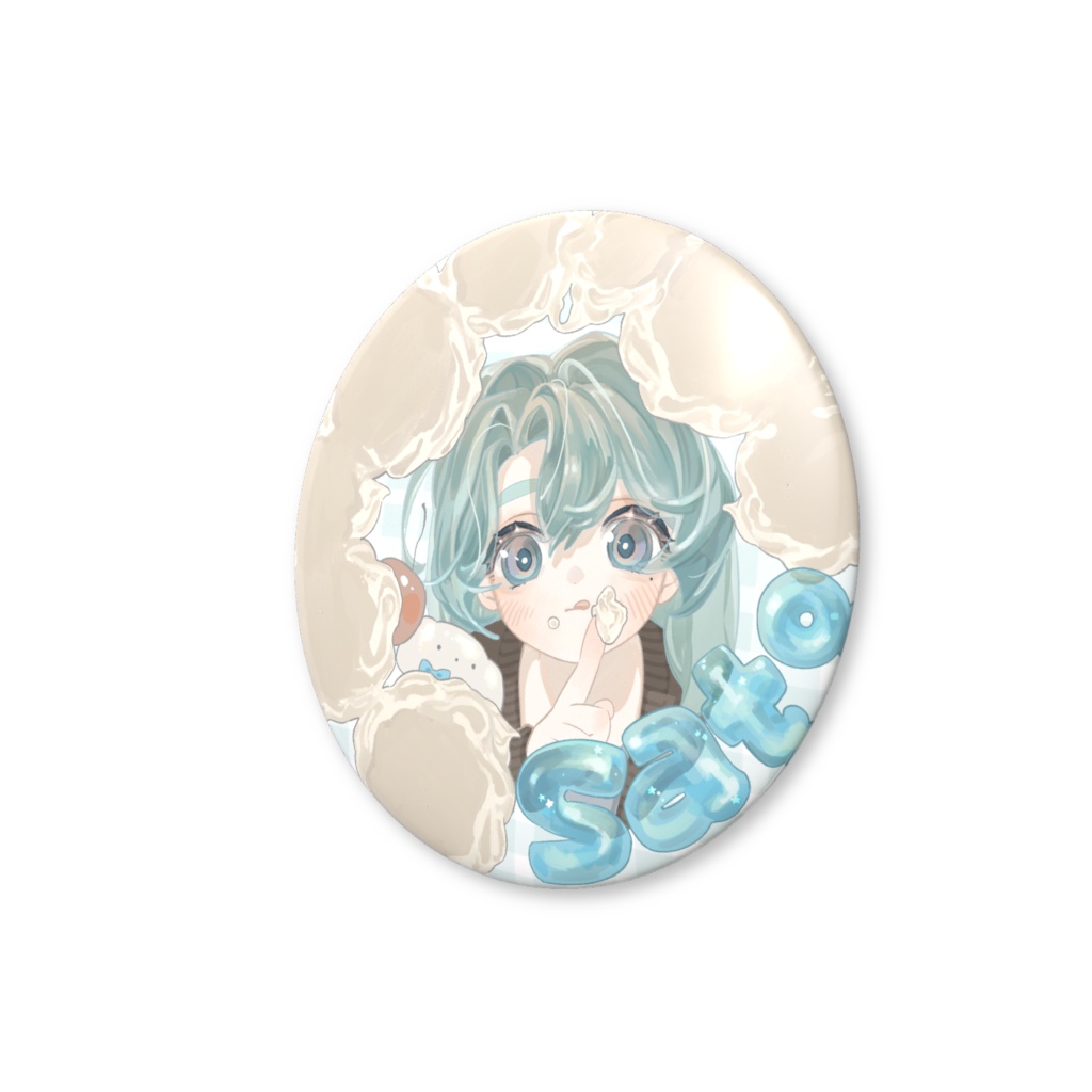 クリームさとうつやver缶バッジ