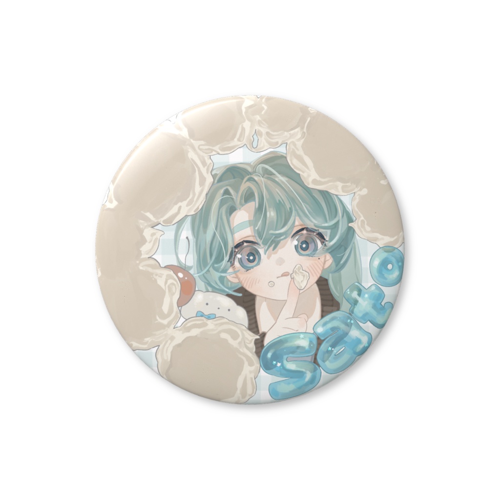 クリームさとうつやver缶バッジ