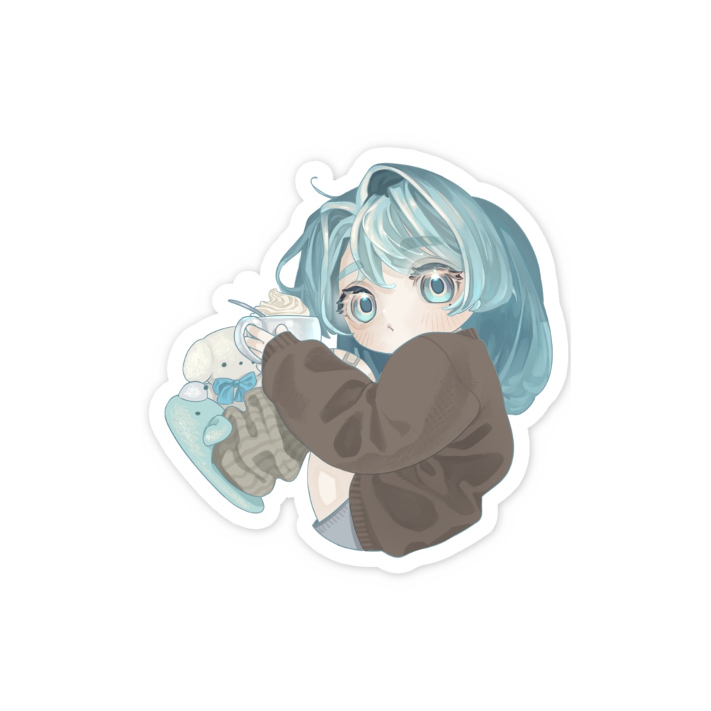 コーヒーさとうステッカー