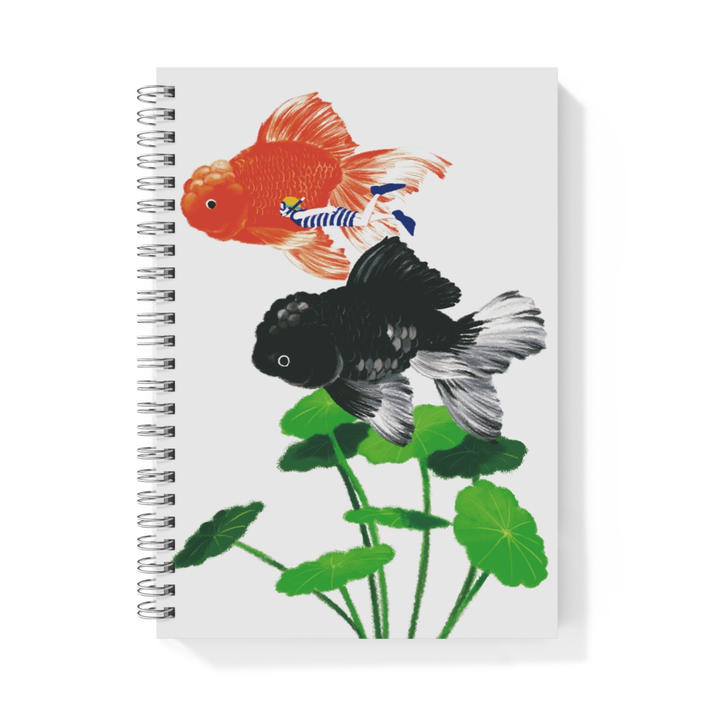 金魚とスイマーのリングノート