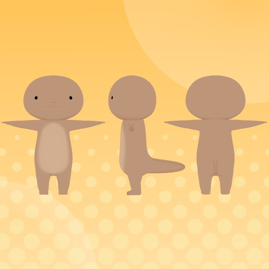 【Moblie対応】オオサンショウウオ Giant Salamander / オリジナル3Dモデル