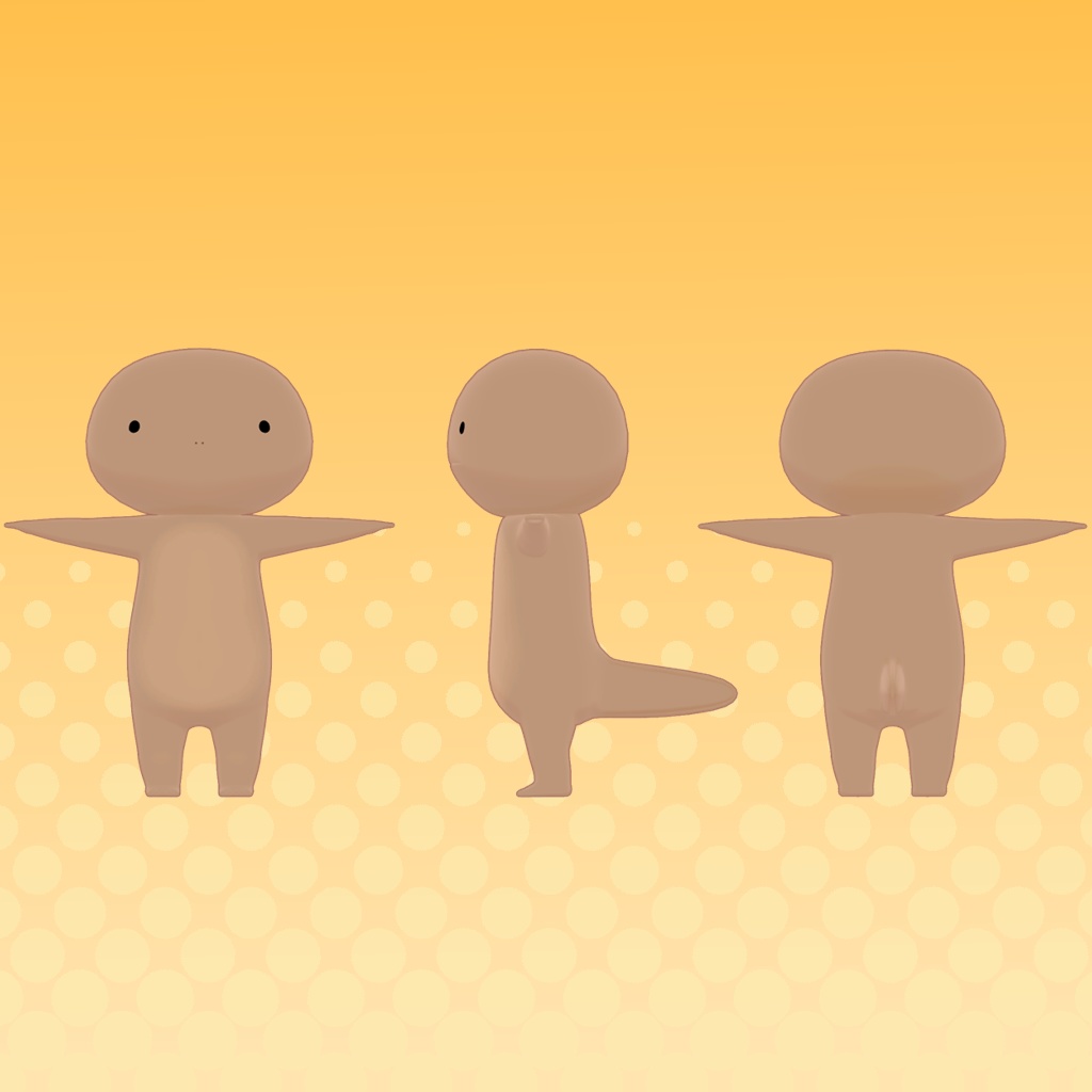 オオサンショウウオ Giant salamander / オリジナル3Dモデル