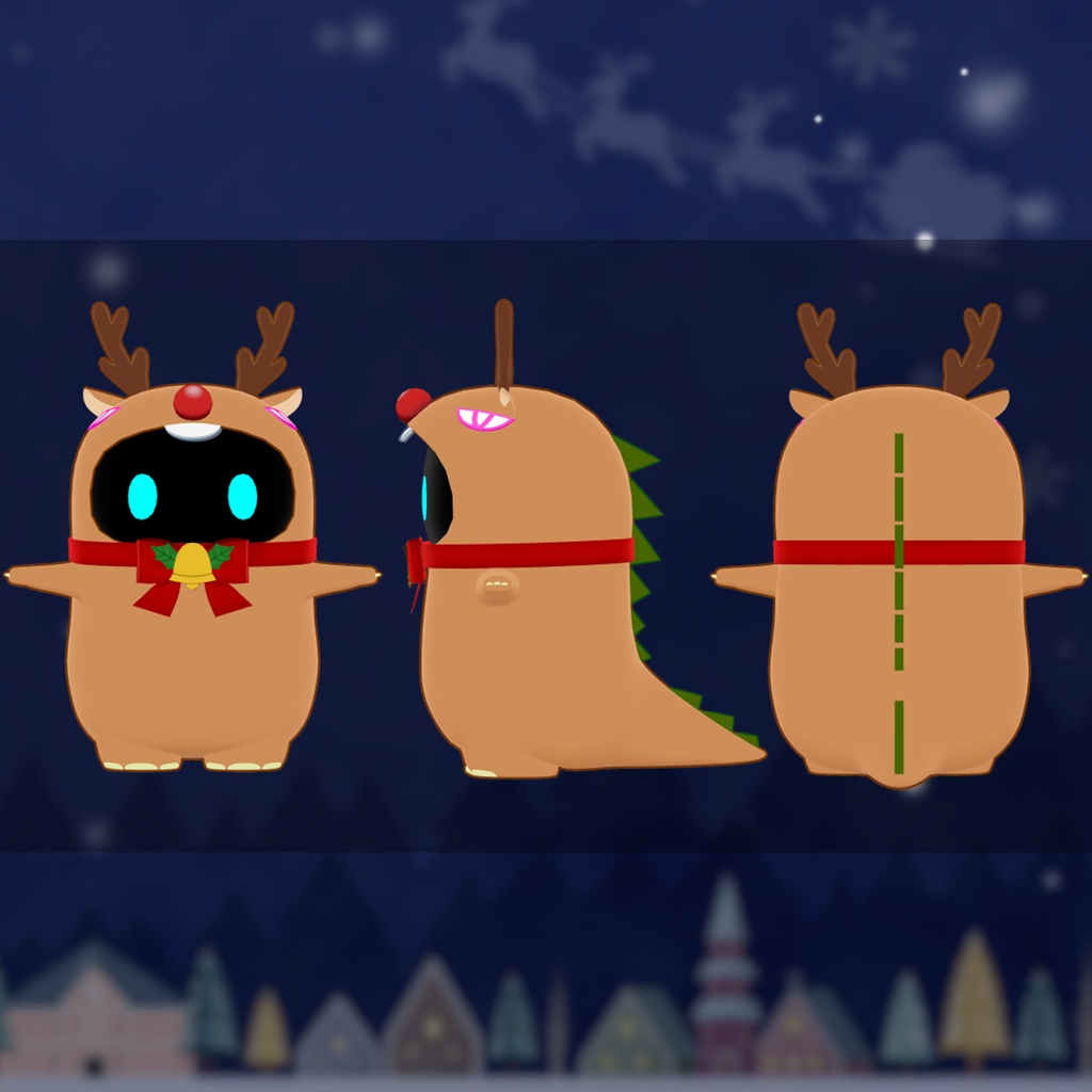 クロコサウルス KUROKOSAURUS -Christmas Limited Edition- / オリジナル3Dモデル