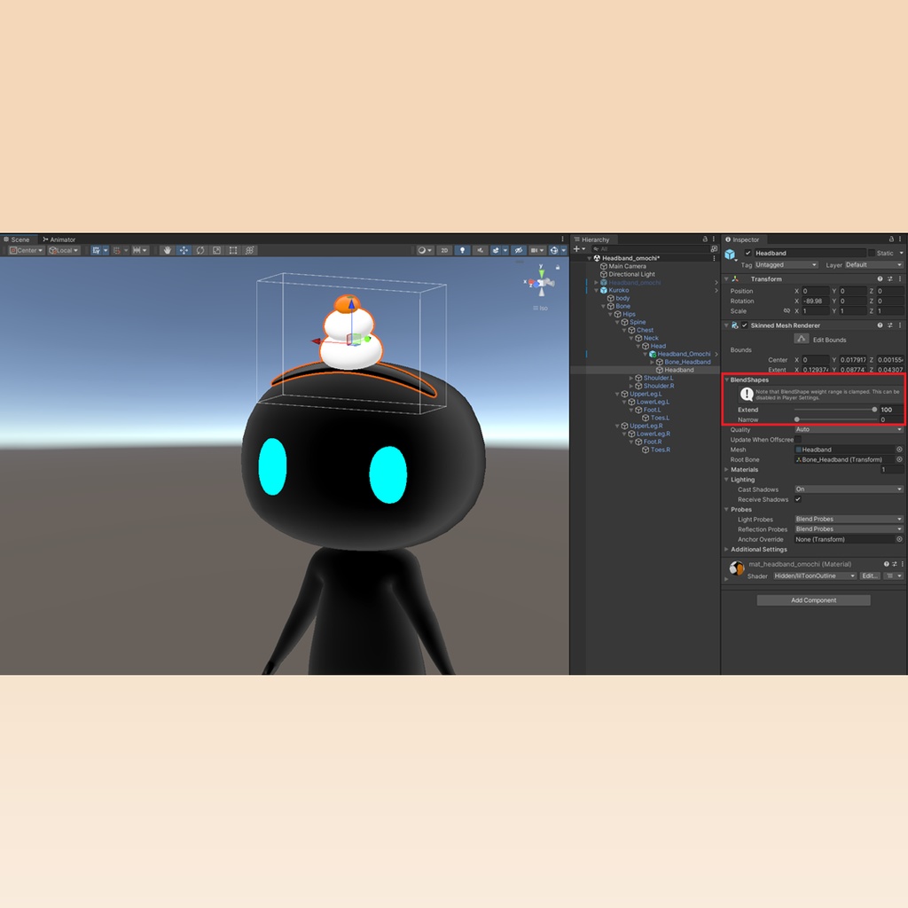 おもちカチューシャ OmochiHeadband/ オリジナル3Dアクセサリー